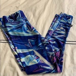 Terez Geographic Tall Band Leggings